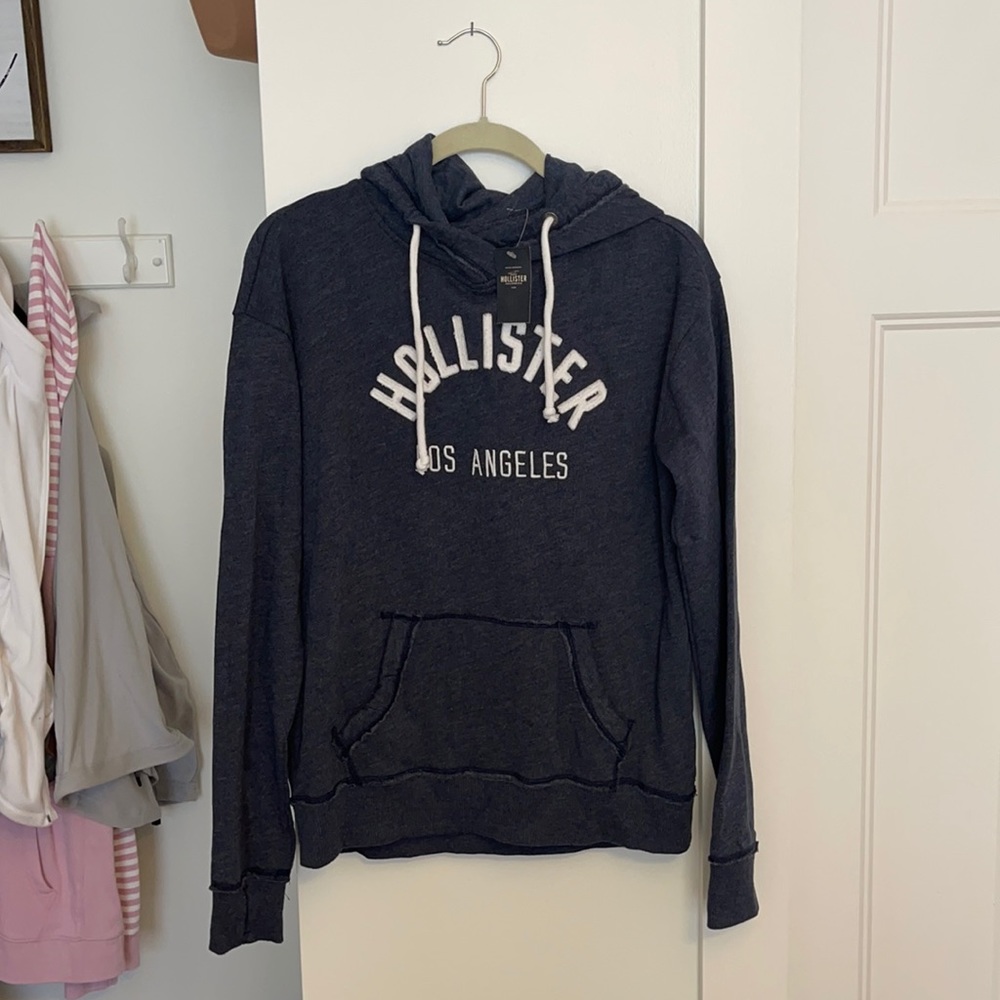 Navy Hollister sweatshirt